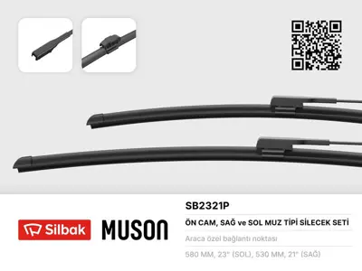 SİLBAK SB2321P Silecek  Süpürgesı Ön Takım 61610049744