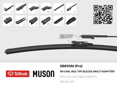 SİLBAK SB650M Silecek  Süpürgesı MEEU2J17528HAA