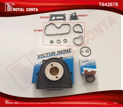 ROYAL CONTA T642678 Takım Conta Alt 1S7G6008ALT