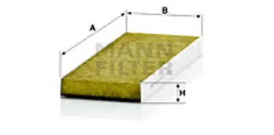 MANN FILTER FP 26 013-2 Polen Fıltresı 272771056R, 272774653R, 272771205R