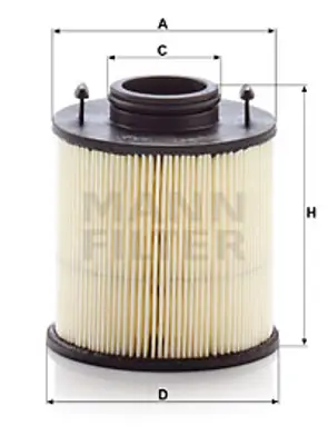MANN FILTER U 620/4 y KIT Yakıt Fıltresı 81154036089