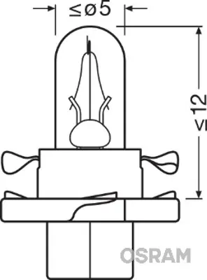 OSRAM 2352MFX6 Ampül