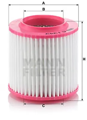 MANN FILTER C 1343 Hava Fıltresı 4E0129620D, 4E0129620A
