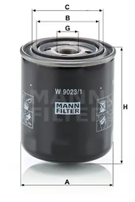 MANN FILTER W 9023/1 Filtre 81321180021