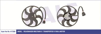 KALE 417200 Fan Motoru 7H0959455A