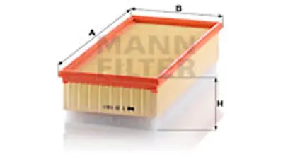 MANN FILTER C 33 156/1 Hava Fıltresı 1444PY, 1444T7, 1444T8, 1444VT, 9463624880, 1444J2, 1444PZ, 1444R2, 1444T2, 1444A4