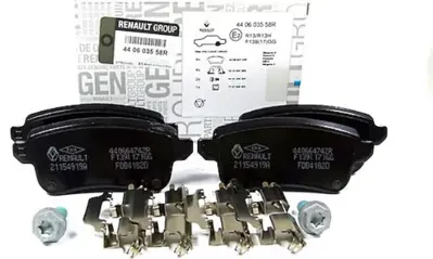 RENAULT 440603558R Disk Balata Arka 440603558r Megane Iıı Fluence (Otomatik) 440601416R, 440603558R, 440604694R, 8660000779, 4406000Q3C, 440608061R, 440834627R, 440603734R, 8660004436, 7711946175
