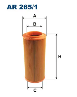 FILTRON AR 265/1 Hava Fıltresı 6N0129620, 6N0129620A, 6NO129620, 8Z0129620, 8Z0129620A, 1444X8, 6N0129607C, 8Z0129607C