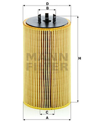 MANN FILTER HU 13 125/3 X Yag Filtresi 51055040107