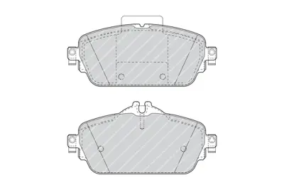 FERODO FDB4870 Fren Balatası Ön A0004208903, A0004209703, A0004208700, A0004209104, A0084203620, A0084203720, A0004203002, 4208700, 4203002, 84203620