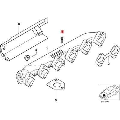 BMW 11652243402 Cıvata BMW/11652243402