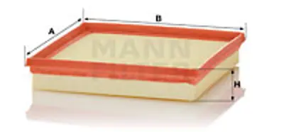 MANN FILTER C 22 038 Hava Fıltresı 16546AA150, 16546AA16A