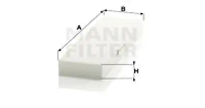MANN FILTER CU 30 004 Polen Fıltresı 99157237100