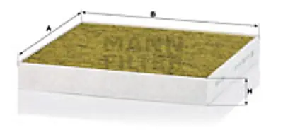 MANN FILTER FP 23 024 Polen Fıltresı 97133R2000