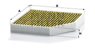 MANN FILTER FP 2641 Polen Fıltresı 4H0819439, L4GD819439, 4GD819439, V10312531, 1K1819653, 1K1819653A, 1K1819653B, 1K0819644, 1K0819644A, 1K0819644B