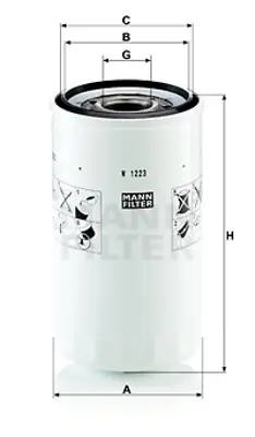 MANN FILTER W 1223 Yag Fıltresı 1132402321