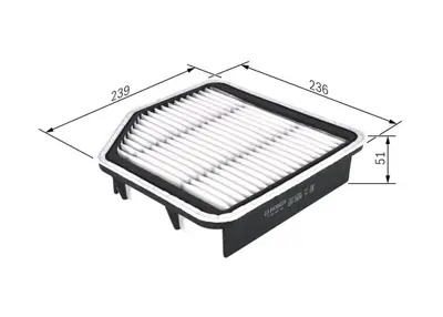 BOSCH F026400192 Hava Fıltresı J1322105