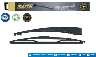 MAXTEL 12604332 Arka Silgi Kolu Ve Silecek Renault Kangoo Iı-Iıı (08-) 350mm 7701068738 7701068740 287906144R 7701068738kit 287810001R 287900002R 7701043992