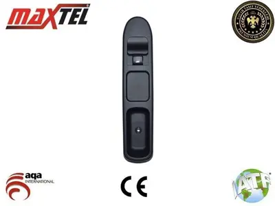 MAXTEL 18211034 Cam Kaldırma Anahtarı Ön Sağ Peugeot 307 (T5) (00-05) Peugeot 307 (T5-T6) (04-09) Otomatik 4 Fişli 6554E7 96351625XT