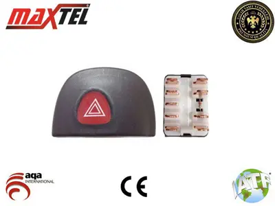 MAXTEL 16204043 Flaşer Anahtarı Renault Megane I (96-03) 9 Fişli 7700841043