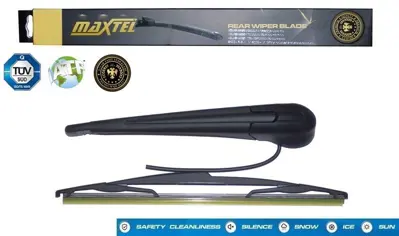 MAXTEL 12613575 Arka Silgi Kolu Ve Silecek Cıtroen C8 (V3) (02-14) 14 350mm Fıskiyeli 6429T6 642392 6429AX 642241 1635157180 642247 6429T8 6426LW 6429AXKIT