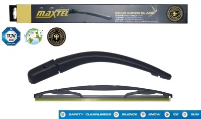 MAXTEL 12613569 Arka Silgi Kolu Ve Silecek Peugeot 107 (05-)  Cıtroen C1 (B0) (05-14) 12 305mm 6405V5KIT 6426YN 6405HE 6405V5 1635156680 1611351280 6405K4 642390 1612434780 1612434880