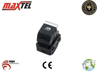 MAXTEL 18231134 Cam Kaldırma Anahtarı Sağ Sol 4pın Audı A6 (4a5,C8) (18-) Beyaz Işık 8WD959855