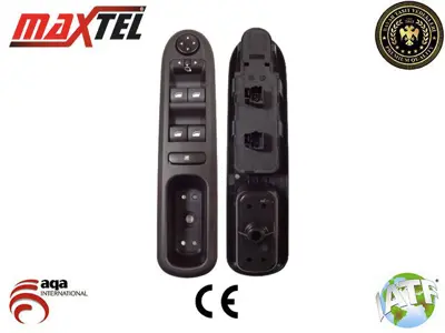 MAXTEL 18211017 Cam Kaldırma Anahtarı Ön Sol Peugeot 407 (6d, 6c, 6e) (04-11) 6554ER 96468704XT
