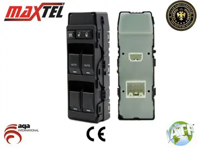 MAXTEL 18232781 Cam Kaldırma Anahtarı Ön Sol Jeep Commander (Xk) (05-) Xh Jeep Grand Cherokee (Wh,Wk) (05-11)  Chrysler 300c (04-10)  Dodge Avanger (07-) Dodge Charger (11-) 14pın 04602781AA
