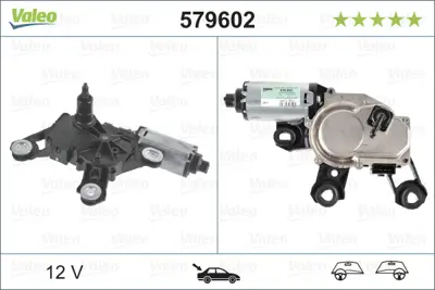 VALEO 579602 Sılecek Motoru Arka 4F9955711 4F9955711A 8K9955711A 4F9955711B 8E9955711 8E9955711A 8E9955711C 8E9955711D 8R0955711A 8E9955711B