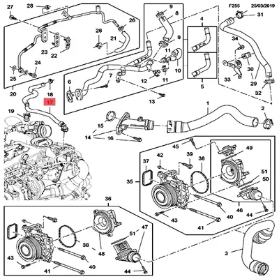 GM 13476928 Gaz Bosaltma Hortumu