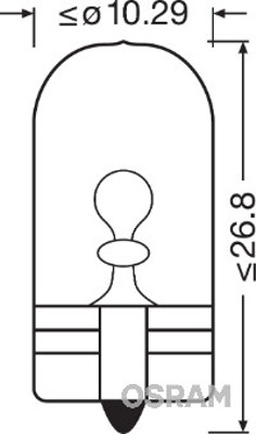 OSRAM 2845 Ampül