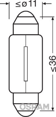 OSRAM 6423 Ampül