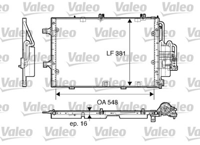 BEHR AC 308 000S Klıma Radyatörü 24445193 93175776 24426585 93183505 13114011 1850091 1850000 9201959 1850113 13114008