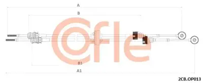 CAVO 5914 612 Vites Teli 55352866, 55560021, 758811, 758823