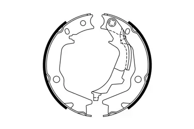 BOSCH 0986487768 Pabuclufrenbalatası16732mm KIA583503CA10