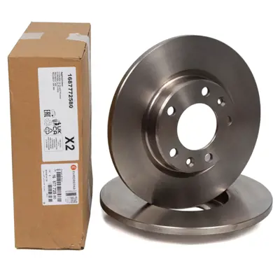 EUROREPAR 1687772580 Em2 Arka Fren Disk Psa 1687772580