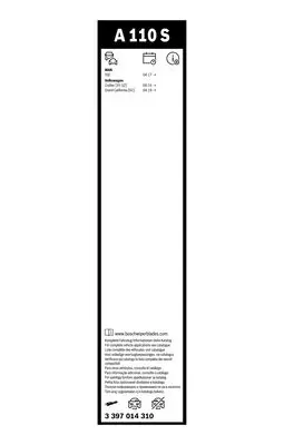 BOSCH 3397014310 Sılecek Süpürgesı Ön Takım 7C1998002 7C1998002A