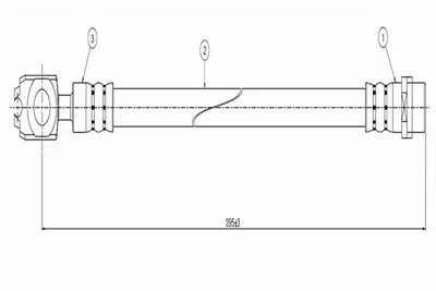 CAVO C800 542A Fren Hortumu Ön 3A0611701 6N0611701 6N0611701A 6N0611701B 6N0611701AB SN0611701B 6K0611701
