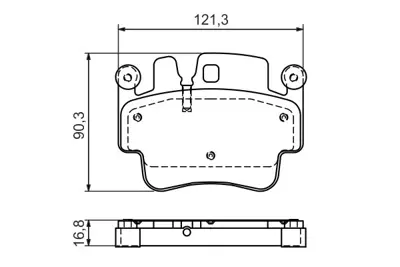 BOSCH 0986494281 Fren Balatası Ön 99635194700 99735194800 99635294930 99635294903 99635294902 99635294890 99635293091 99735194801 99635193930 99635193916