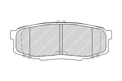 FERODO FDB4230 Fren Balatası Arka 0446660120