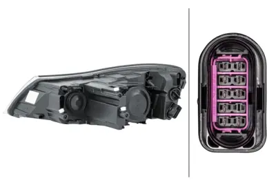 HELLA 1EL 247 052-261 Far Sag 1Z1941018S 1ZD941018D 1Z1941016F