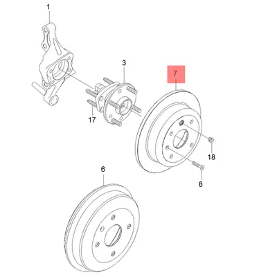 BOSCH 0986479S08 Fren Diski BUI96549630, CHE96549630