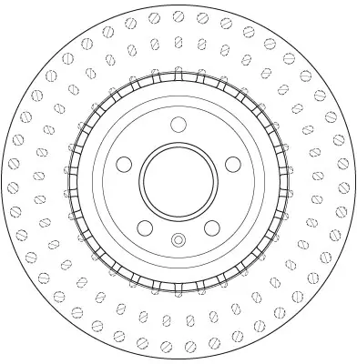 TRW DF6149S Fren Dıskı Ön 4G0615301 4G0615301AE 4G0615301AF 4G0615301G 4G0615301M 4G0615301Q 4G0698996 95B615301B 95B615301M 34216792229