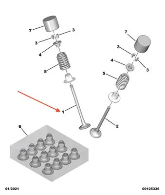 PSA 9801960980 Emme Subap 3639905, 9801960980