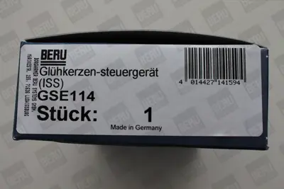 BERU GSE114 Isıtma Bujı Kontrol Ünıtesı 5175759AA 5175759AB A6421522079 68013182AB 68013182AC A6429002800 6421532079 6429002800 A6421532079 A6421530379
