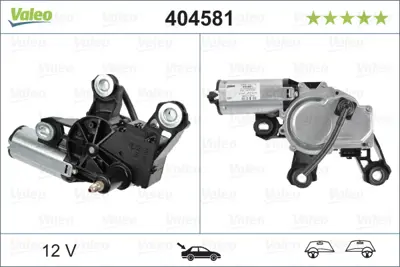 VALEO 404581 Sılecek Motoru Arka Octavıa 99>07 