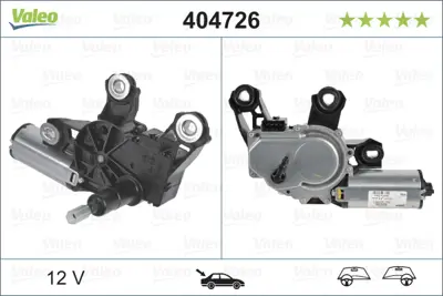 VALEO 404726 Sılecek Motoru Arka Polo (01 08) 