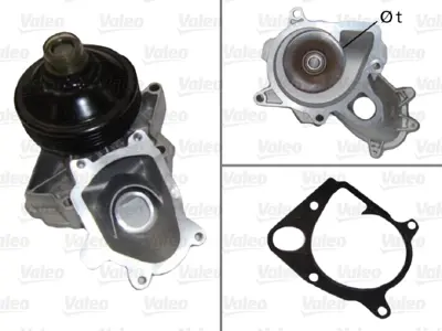 VALEO 506663 Devırdaım Su Pompası Bmw E46 E38 E39 E53 Land Rover Range Rover Iıı 02>09 