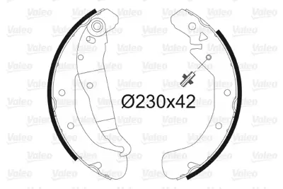 VALEO 562640 Arka Fren Balatası Ince Tıp Astra F Astra G Vectra B Zafıra A 